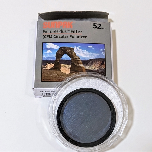 Sunpak PicturesPlus Filter Circular Polarizer CPL 55mm. - Picture 2 of 4